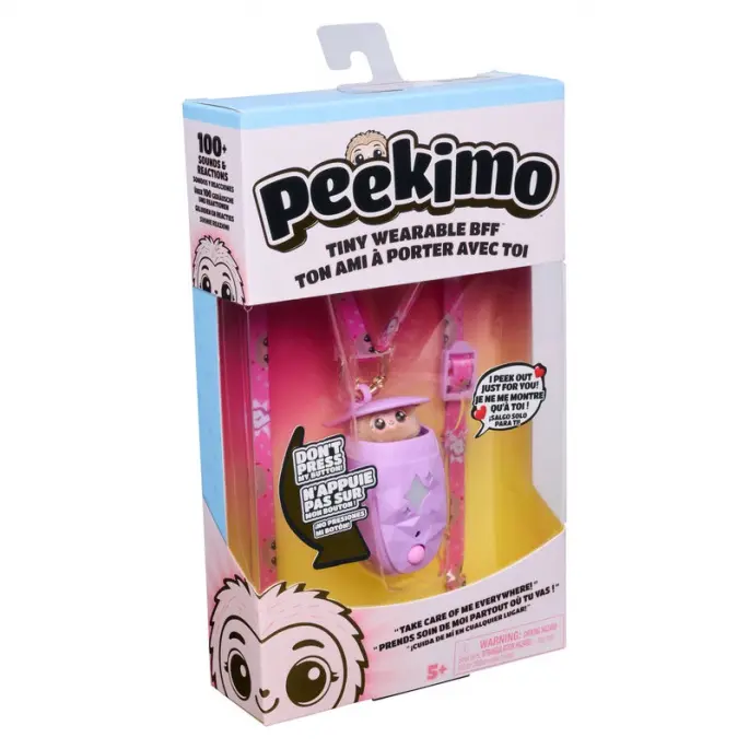Peekimo Violet de Spin Master, animal électronique interactif à porter
